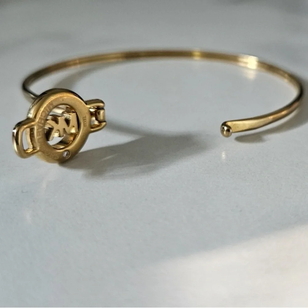 Michael Kors Gold Bracelet with Crystal Accents - Picture 2 of 5
